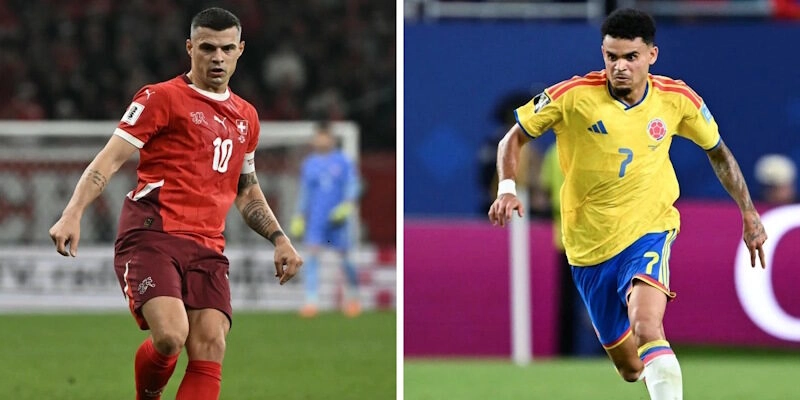 Dự đoán kèo Thụy Sĩ vs Colombia 3h00 ngày 08/07 vòng 16 đội World Cup 2026 Dự đoán kèo Thụy Sĩ vs Colombia 3h00 ngày 08/07 vòng 16 đội World Cup 2026