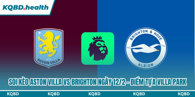 Dự đoán trận đấu giữa Aston Villa và Brighton ngày 12/2 – Sức mạnh tại Villa Park