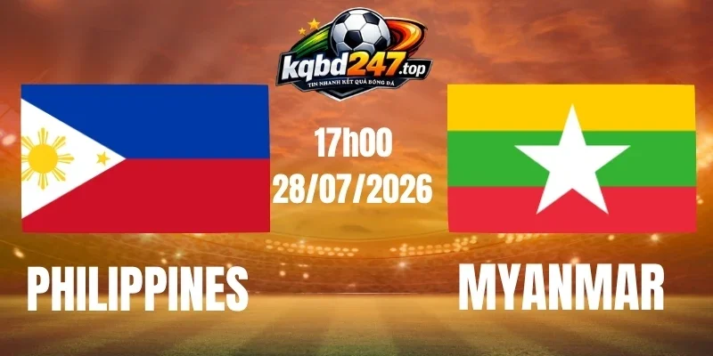 Phân tích trận Philippines vs Myanmar – AFF Cup ngày 28/07/2026 Phân tích trận Philippines vs Myanmar – AFF Cup ngày 28/07/2026